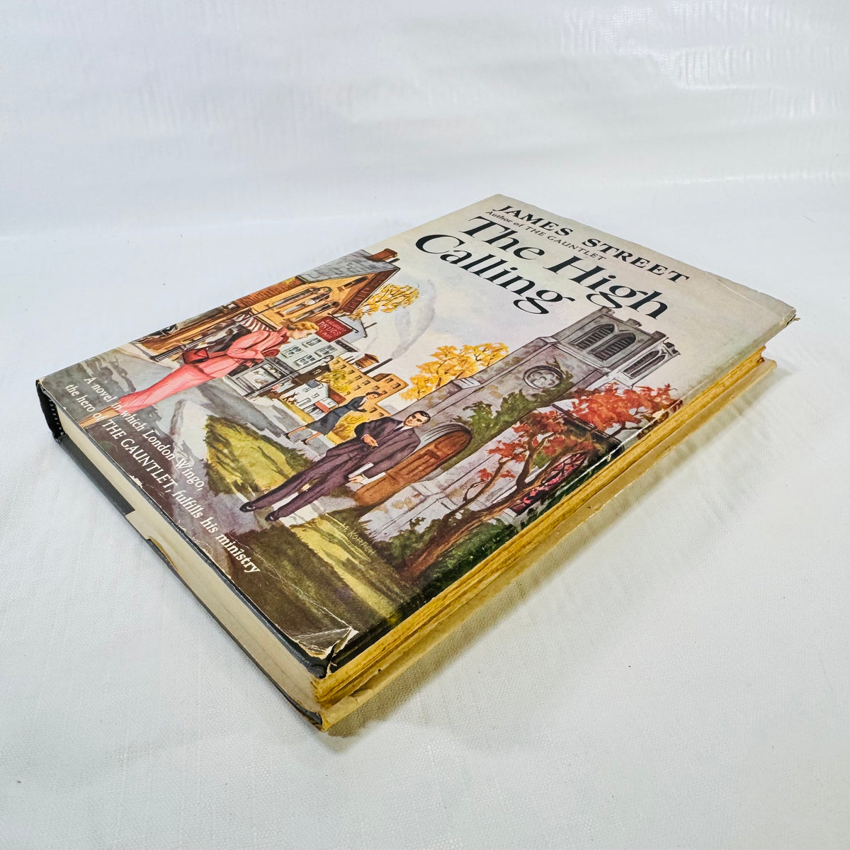 Angled front jacket and page edges