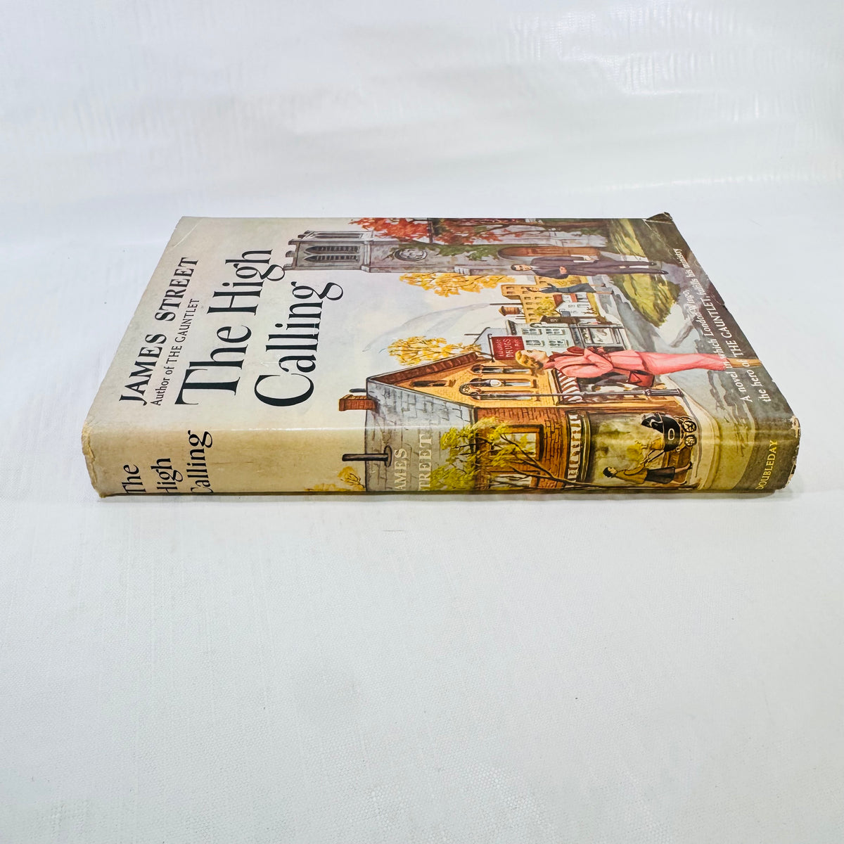 Illustrated jacket spine and edge wear