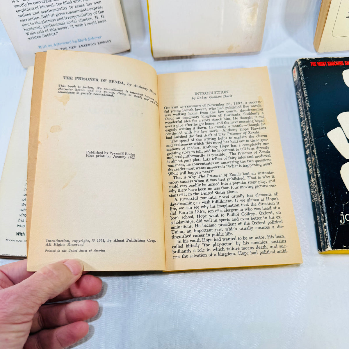 The Prisoner of Zenda first printing and stains