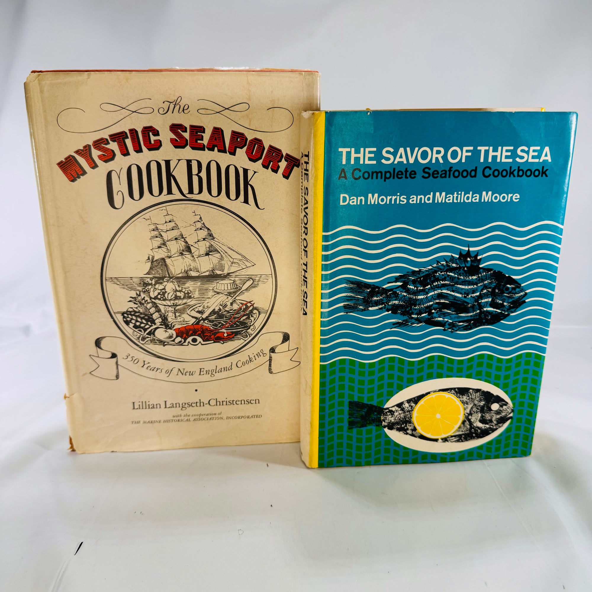 The Mystic Seaport & The Savor of the Sea Vintage Cookbooks