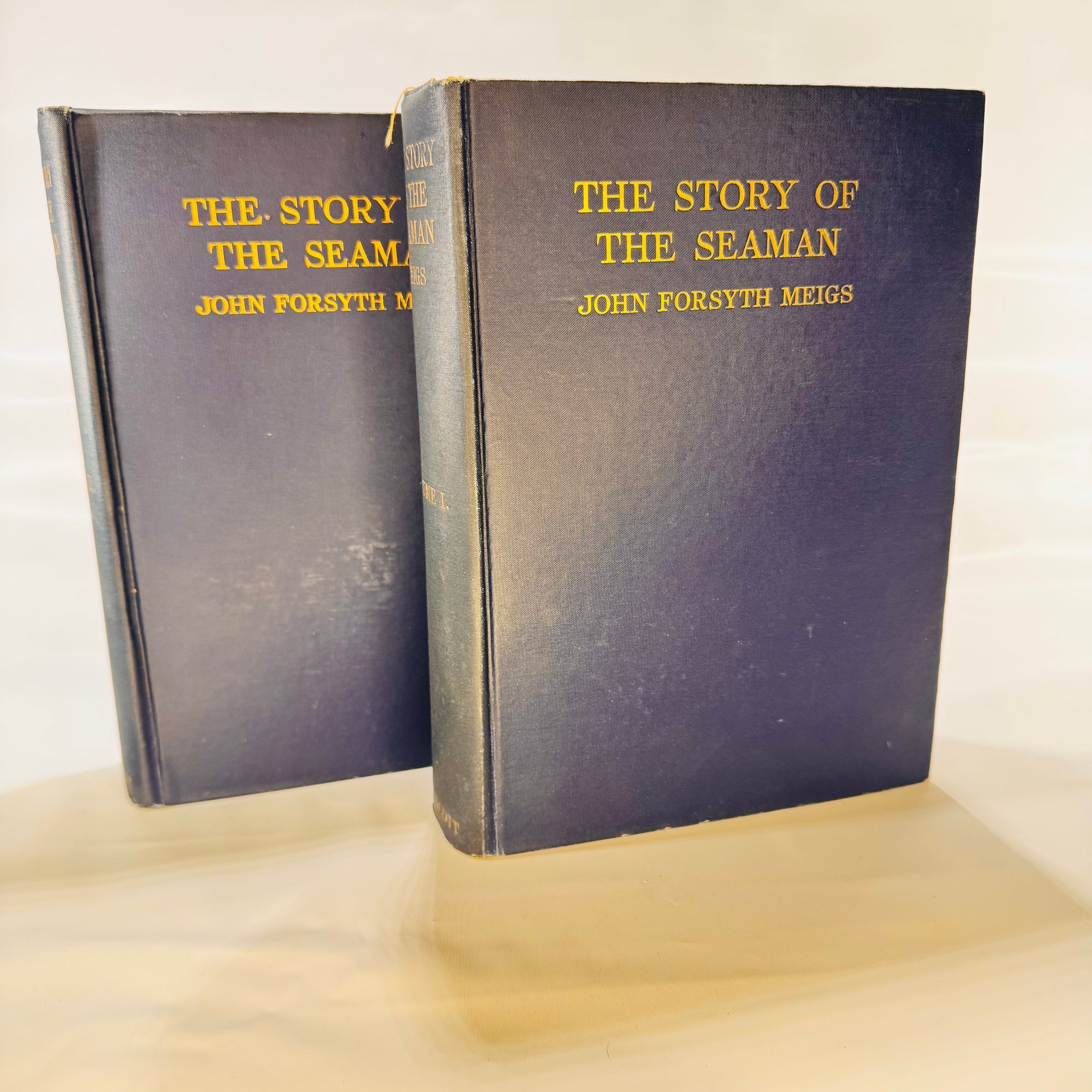 The Story of the Seaman by John Forsyth Meigs Volume 1 and 2 1924 Vintage Book