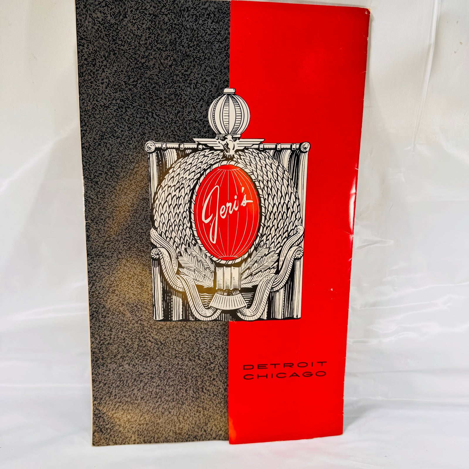 Vintage Jeri's of Detriot Tri Fold Restaurant Menu with Prices Specials May 1959