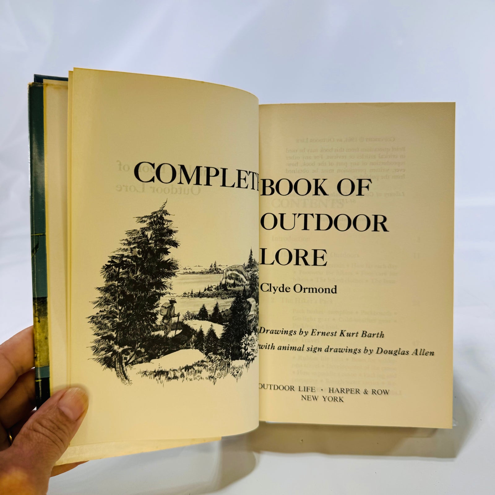 Complete Book of Outdoor Lore by Clyde Ormond 1964 Outdoor Life