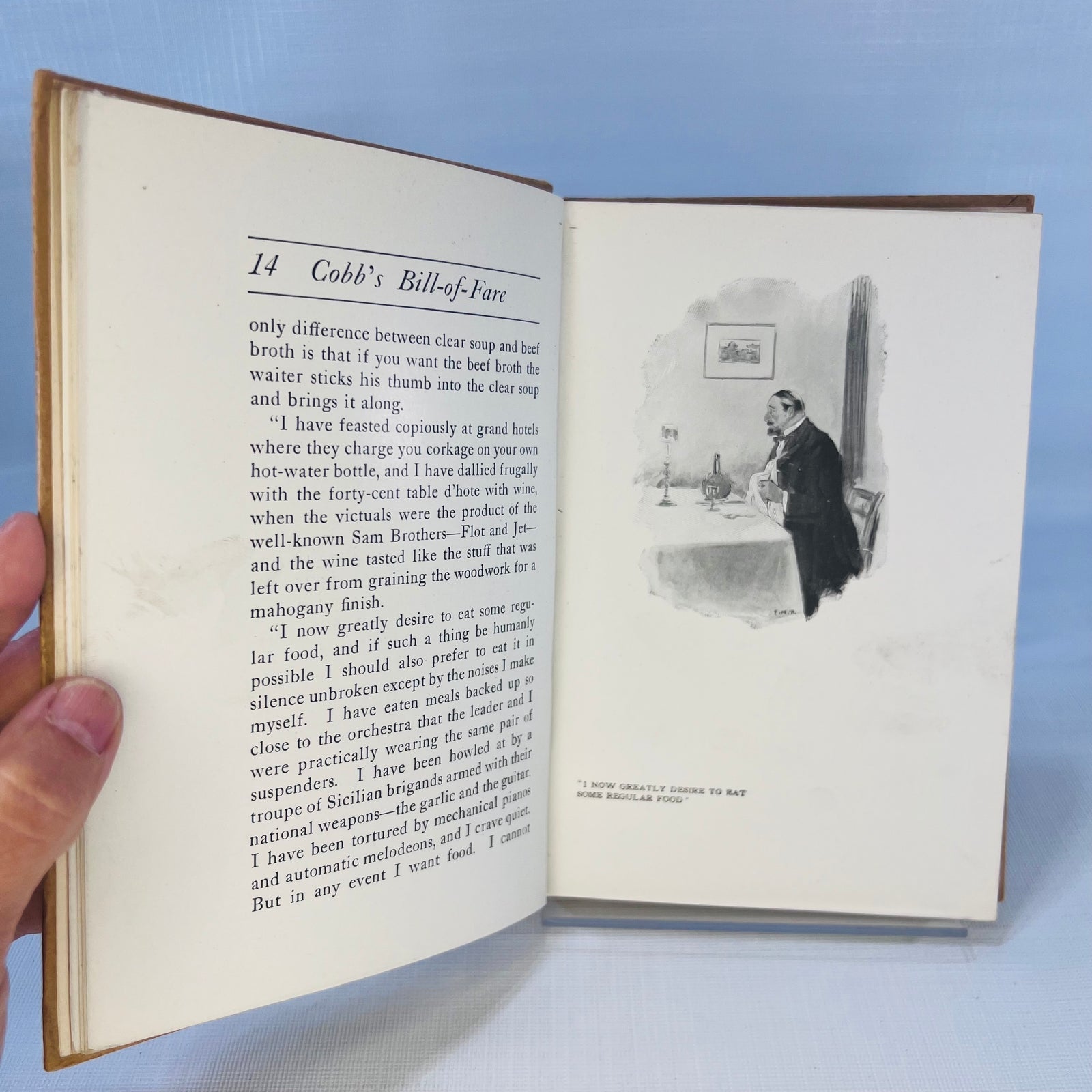 Cobb's Bill-of Fare by Irvin S. Cobb Illustrated by Peter Newell and James Preston 1913 George H. Doran Company