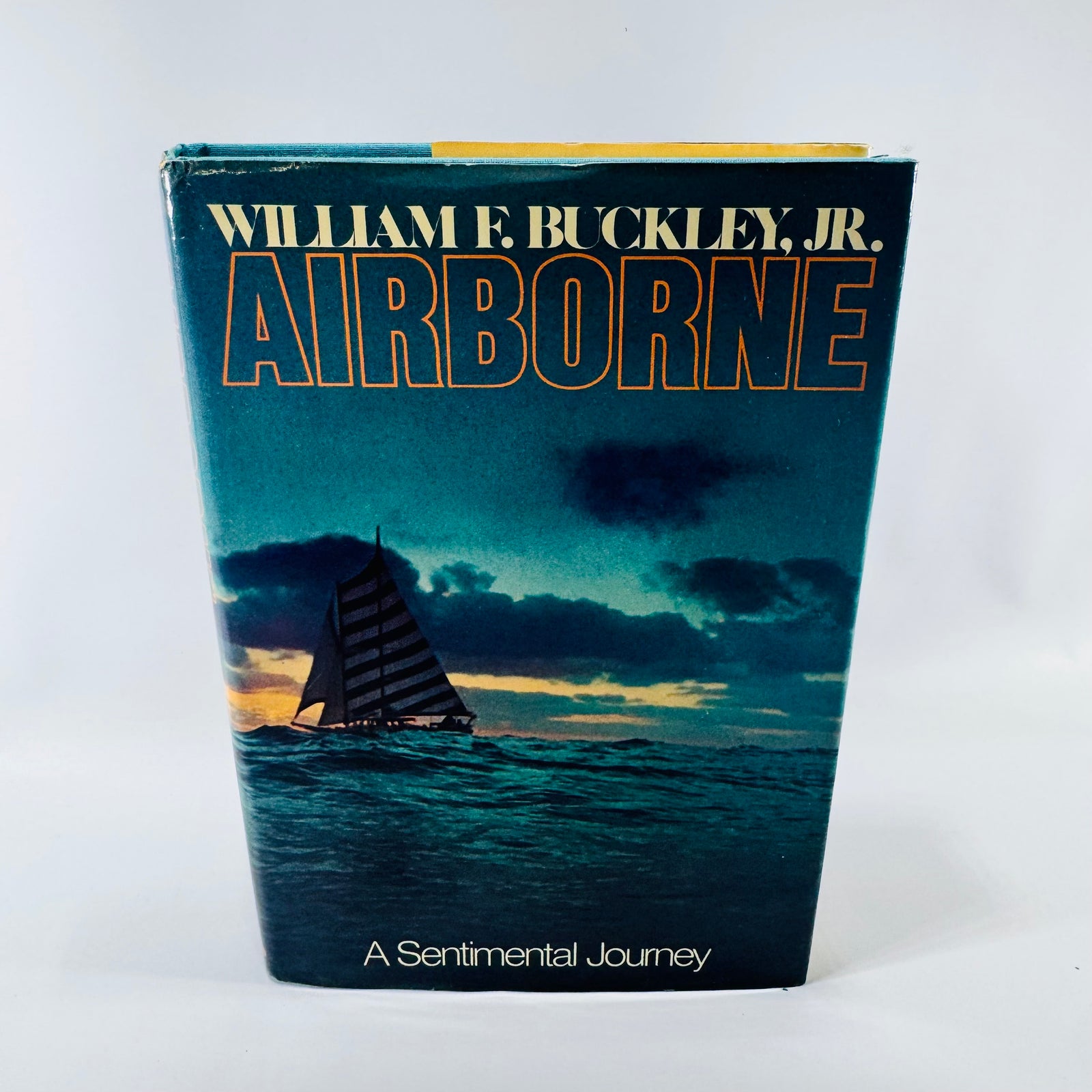 Airborne: A Sentimental Journey by William F. Buckley, Jr. 1976 Macmillan Hardcover Third Printing