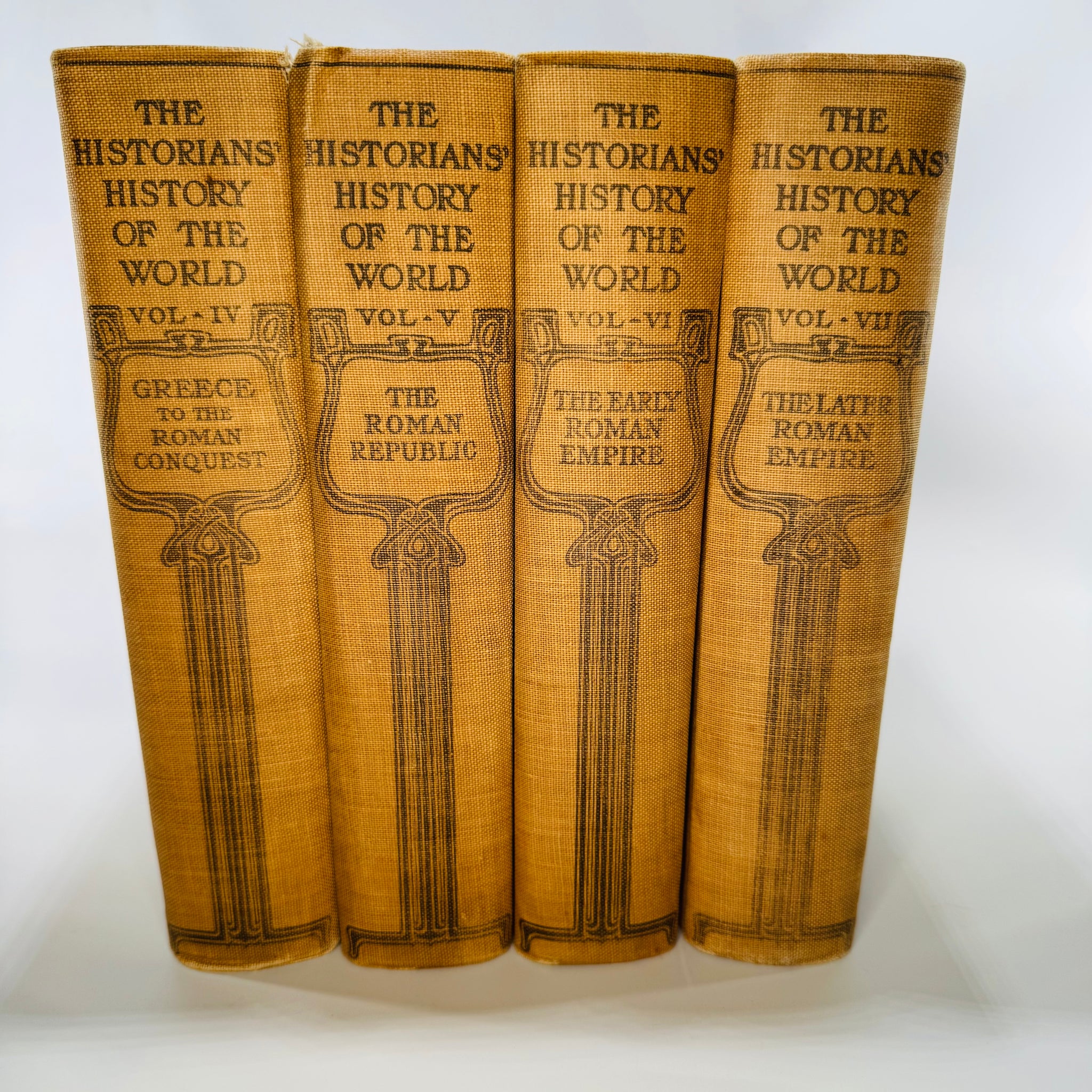 Antique Roman History Book Bundle – 1907 Historians’ History of the World - Reading Vintage