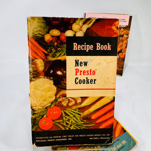 Vintage National Preto Cooker Instruction & Cooking Pamphlets Bundle by National Presto Industrys Inc.