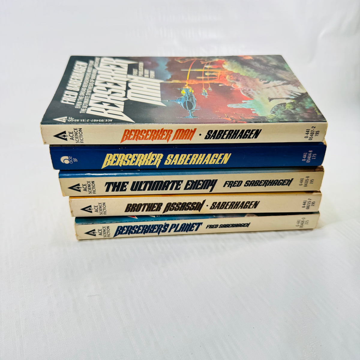 Berserker paperback bundle spines