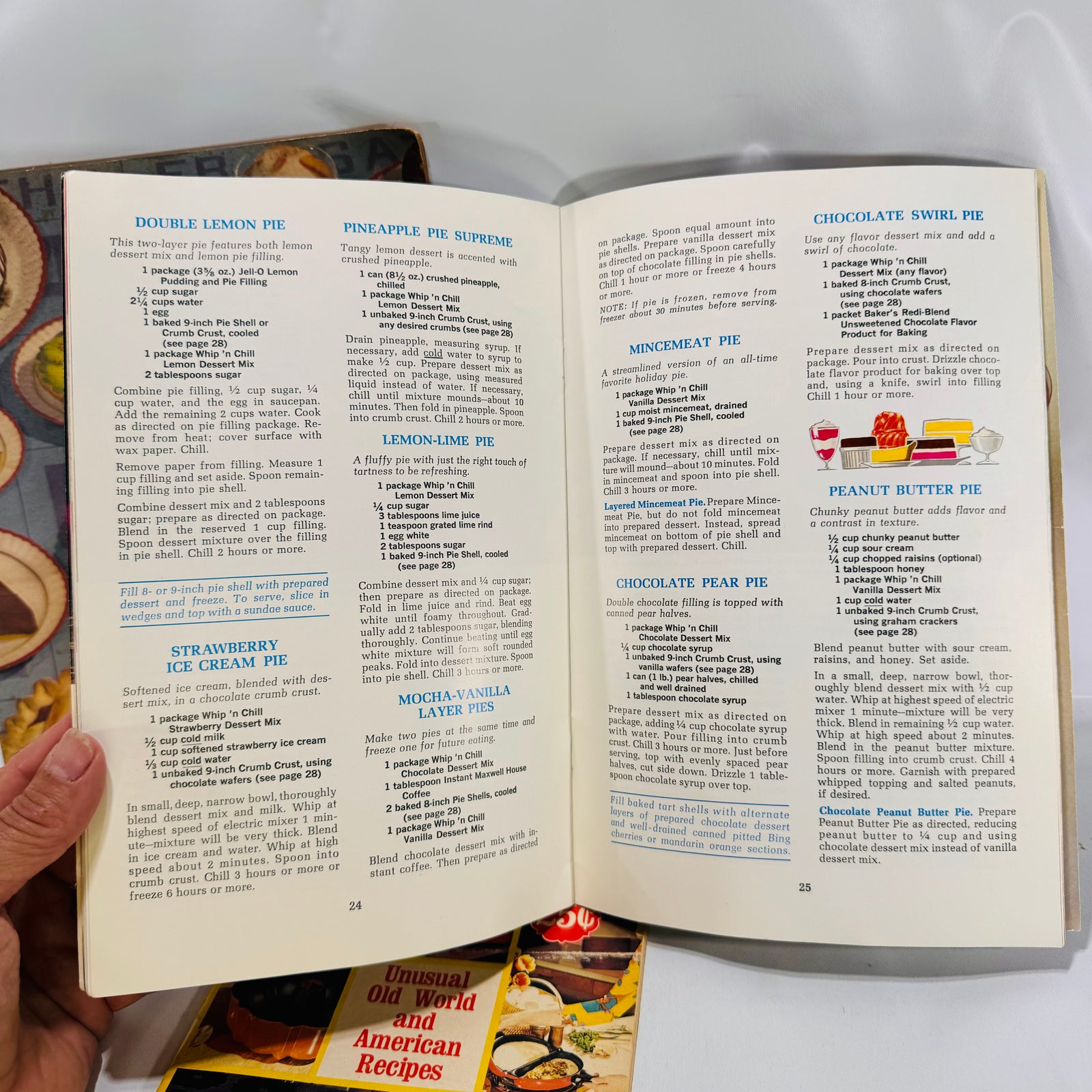 Three Vintage Dessert Pamphlets Great Recipes & Illustrations General Foods & Nordic Ware