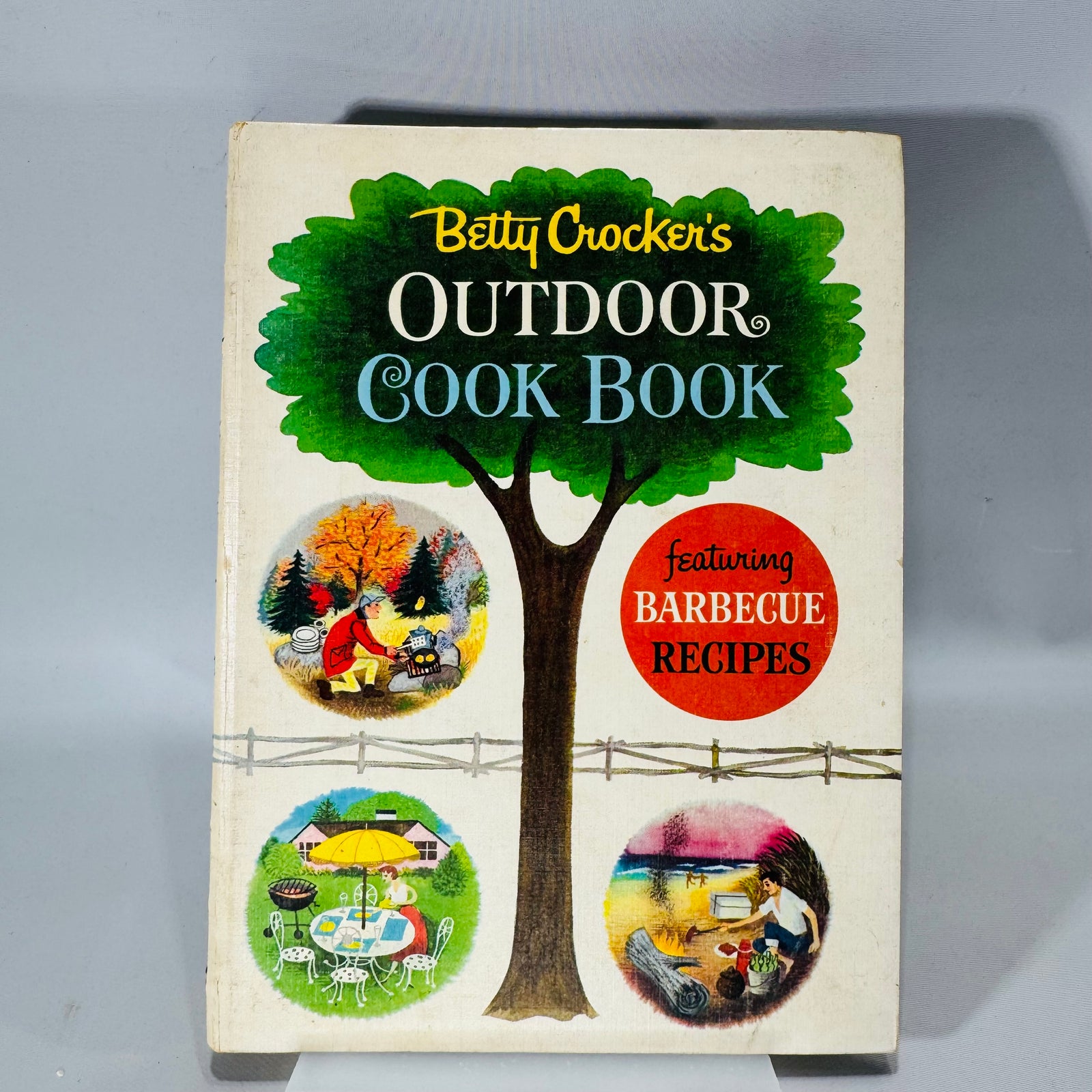 Vintage Outdoor Cooking Cookbook — Betty Crocker’s Outdoor Cook Book (1961) — Golden Press | First Edition, Third Printing, Outdoor Cooking & Barbecue