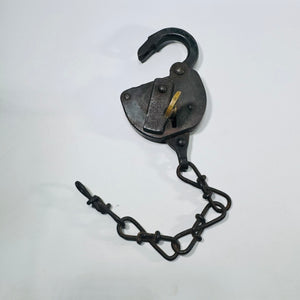 Boston & Maine B&M RR 1928 Railroad Padlock with Key Chain