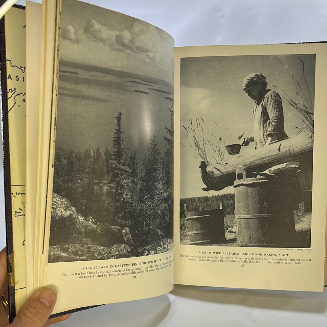 Lands and Peoples the World in Color Set of Five Helen Hynson Merrick (Editor)The Grolier Society 1951
