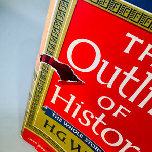 The Outline of History — H.G. Wells Two-Volume Set with Maps and Illustrations