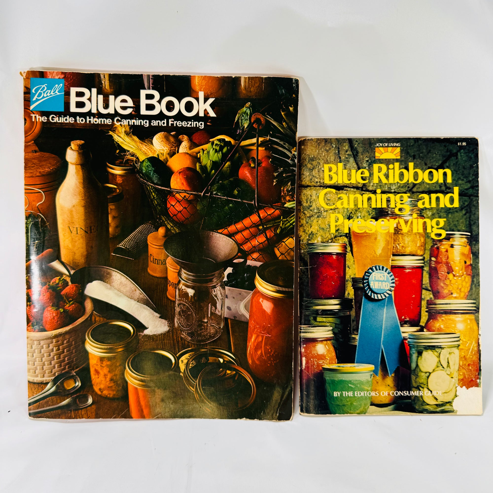 Ball Blue Book (1977) & Blue Ribbon Canning and Preserving  (1976) Vintage Canning Pamphlet's