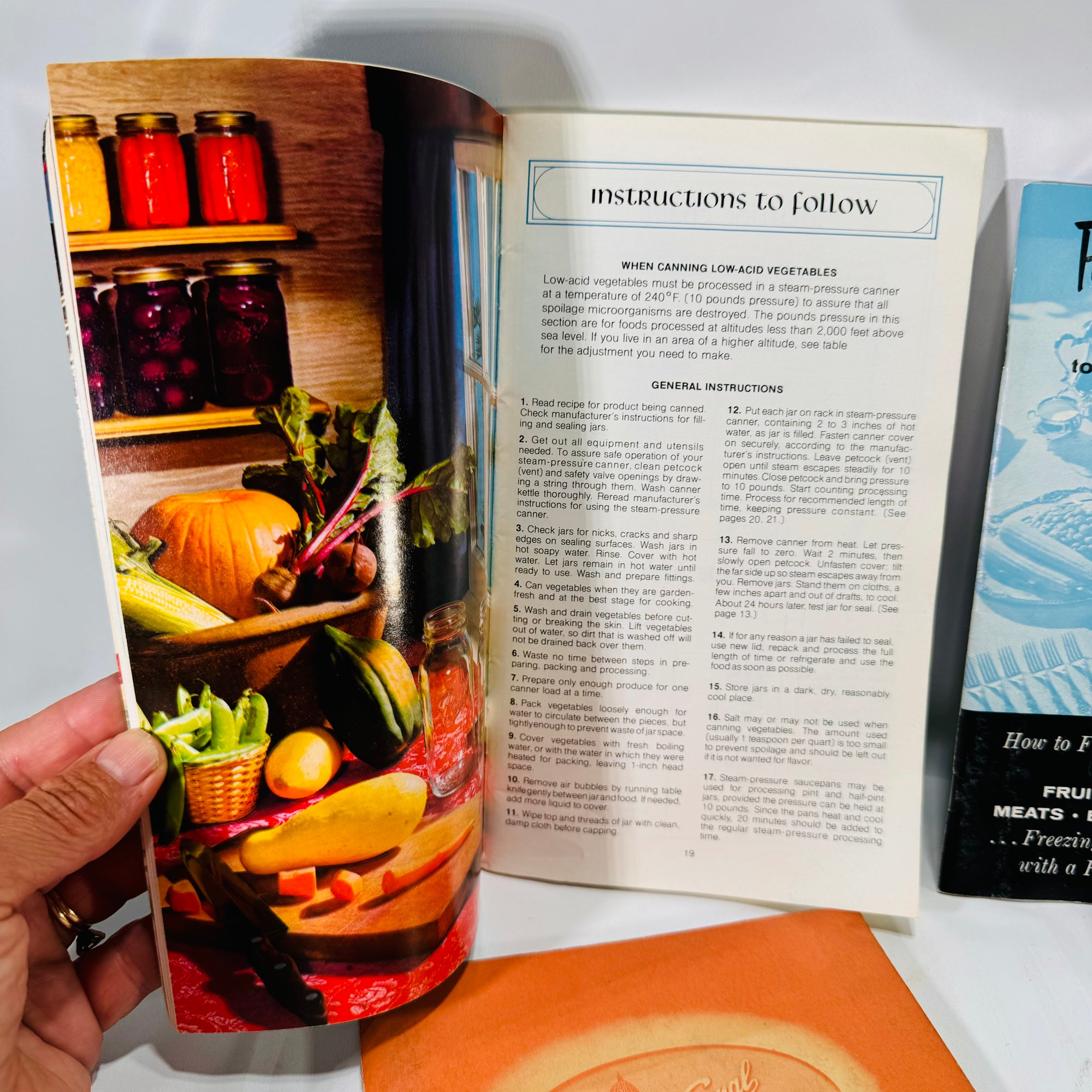 Vintage Canning & Freezing Guides Ball Frigidaire National Pressure Cooker & Cornell Bulletin for Homemakers