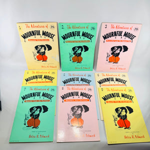 The Adventures of Mournful Mouse Books 1 to 9 by Helen H. Schmock 1963 Michigan Softcover Lot