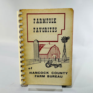 Farmfolk Favorites of Hancock County Farm Bureau 1977 Second Edition Ohio Cookbook