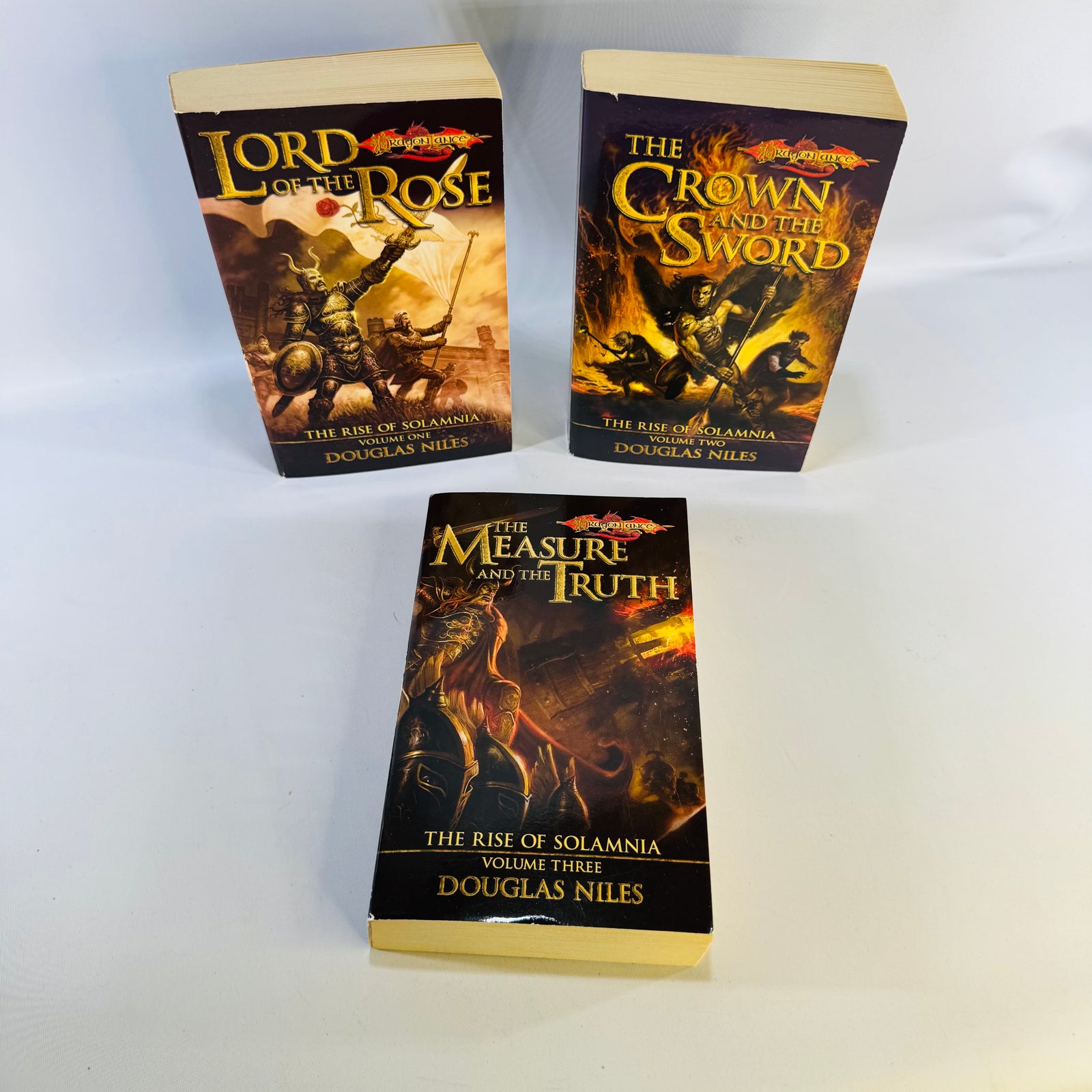 Dragonlance Rise of Solamnia Trilogy Bundle Douglas Niles Complete 3 Book Paperback Set