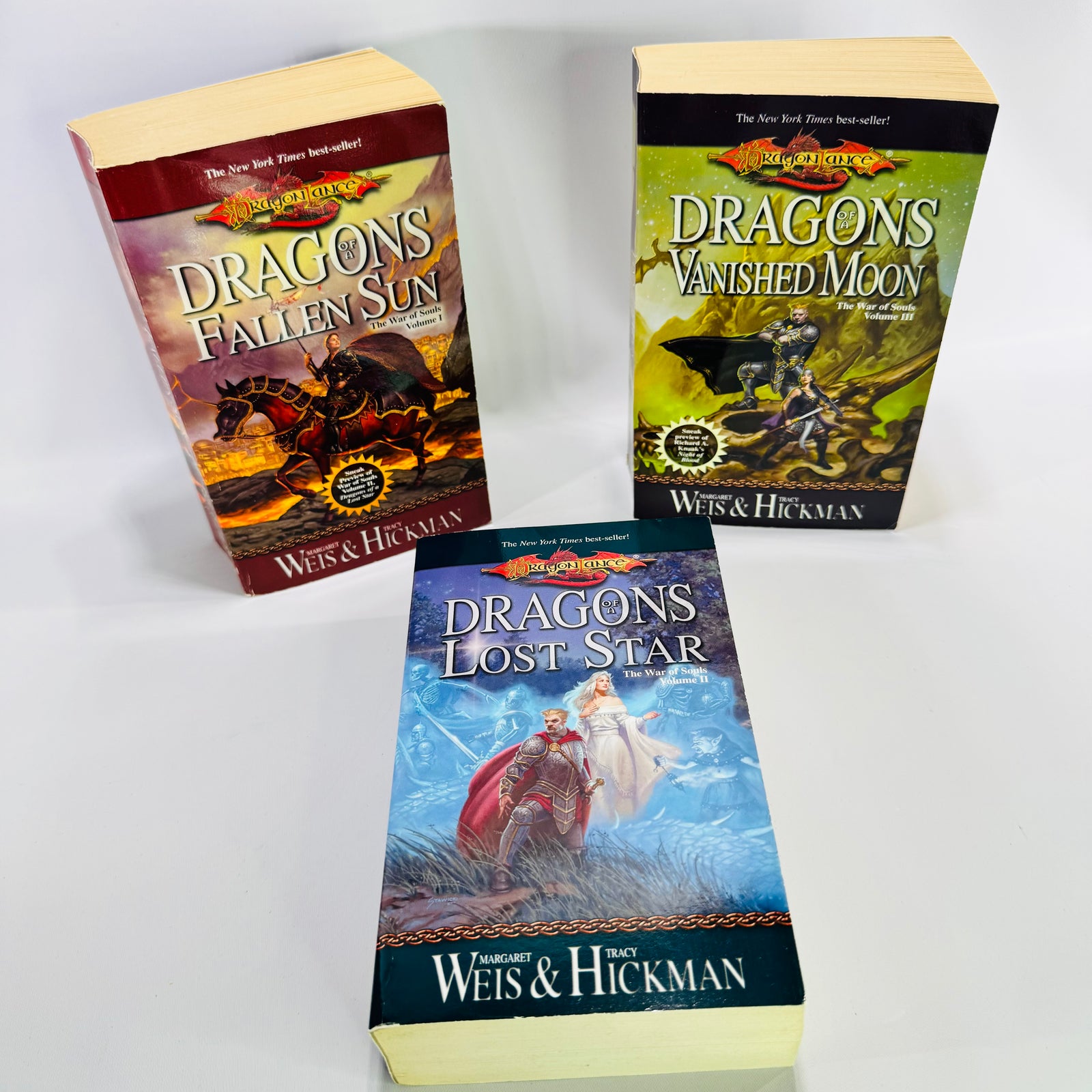 Dragonlance War of Souls Trilogy Paperback Set Margaret Weis Tracy Hickman Complete Volumes 1–3