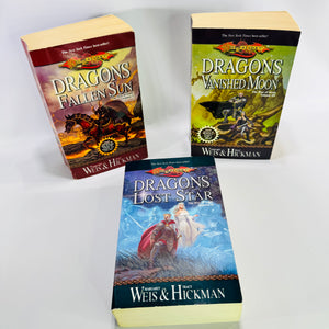 Dragonlance War of Souls Trilogy Paperback Set Margaret Weis Tracy Hickman Complete Volumes 1–3