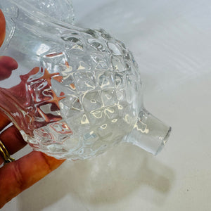Vintage Homco Peg Votive Candle Holders Pair Fluted Glass Inserts for Wall Sconces or Candlesticks