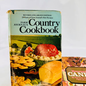 Farm Journal Cookbook Bundle Homemade Candy Complete Pie Country Fair & Country Cookbook Circa 1970s Doubleday