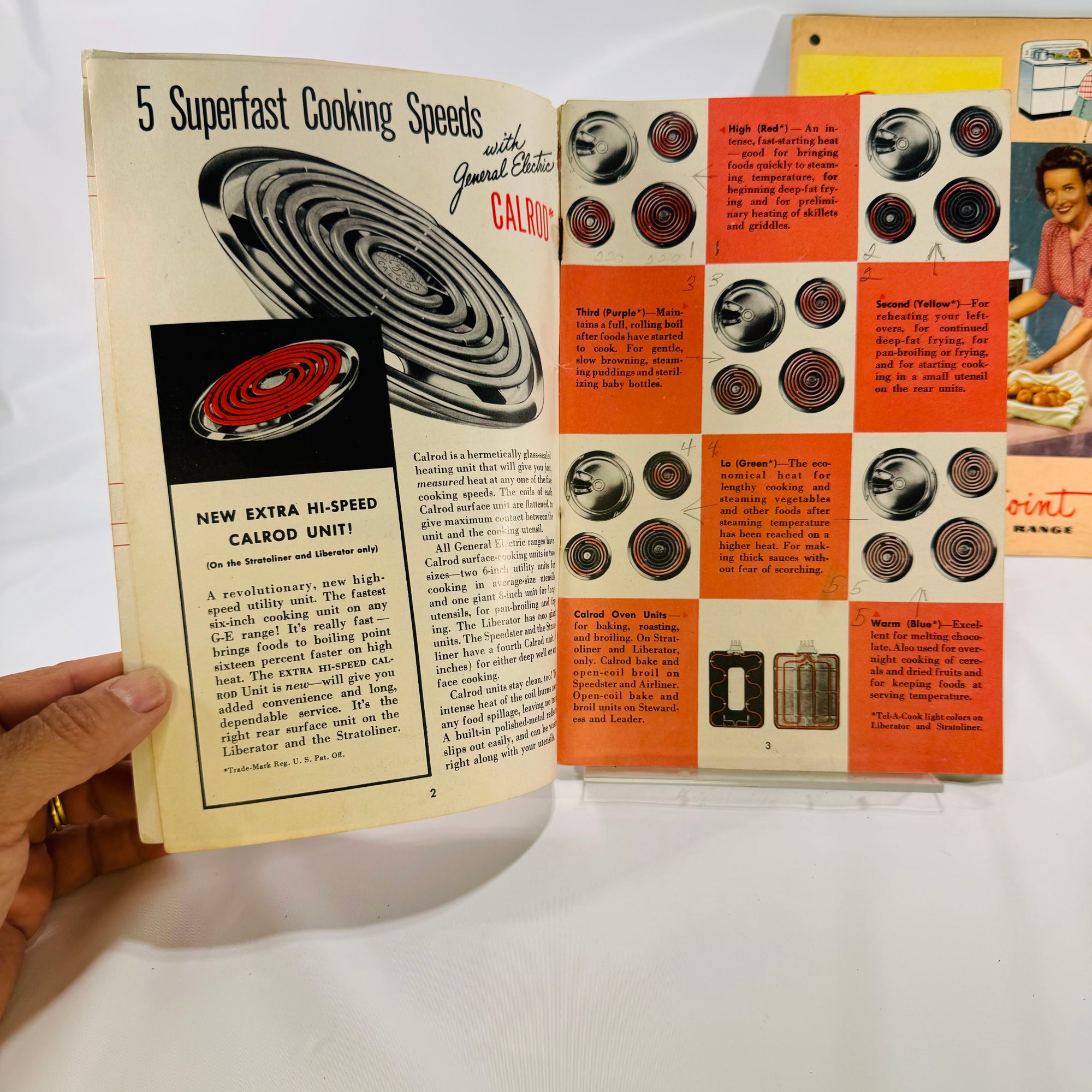 Vintage Electric Range Manual Bundle: Hotpoint & General Electric Recipes & Instructions