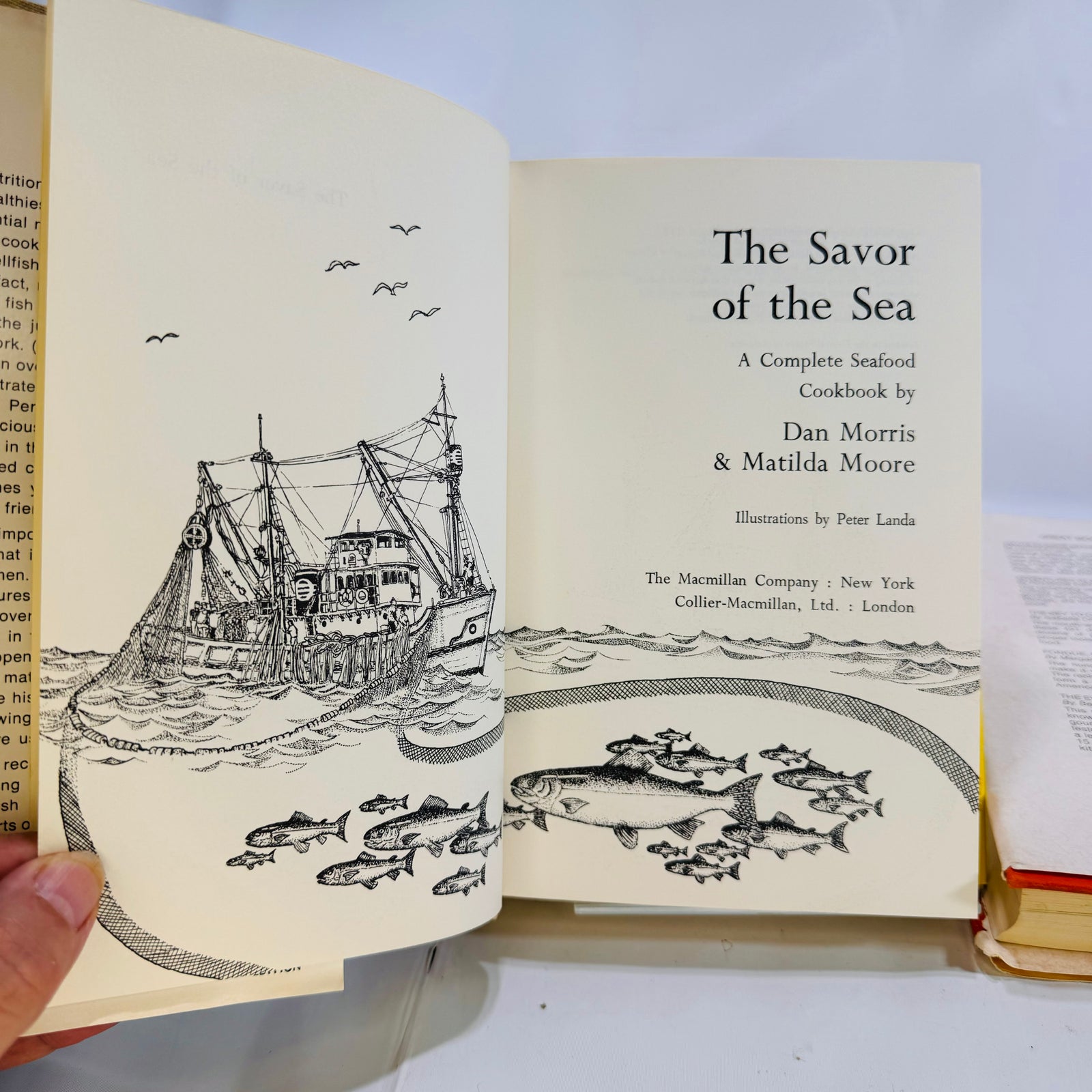 The Mystic Seaport & The Savor of the Sea Vintage Cookbooks