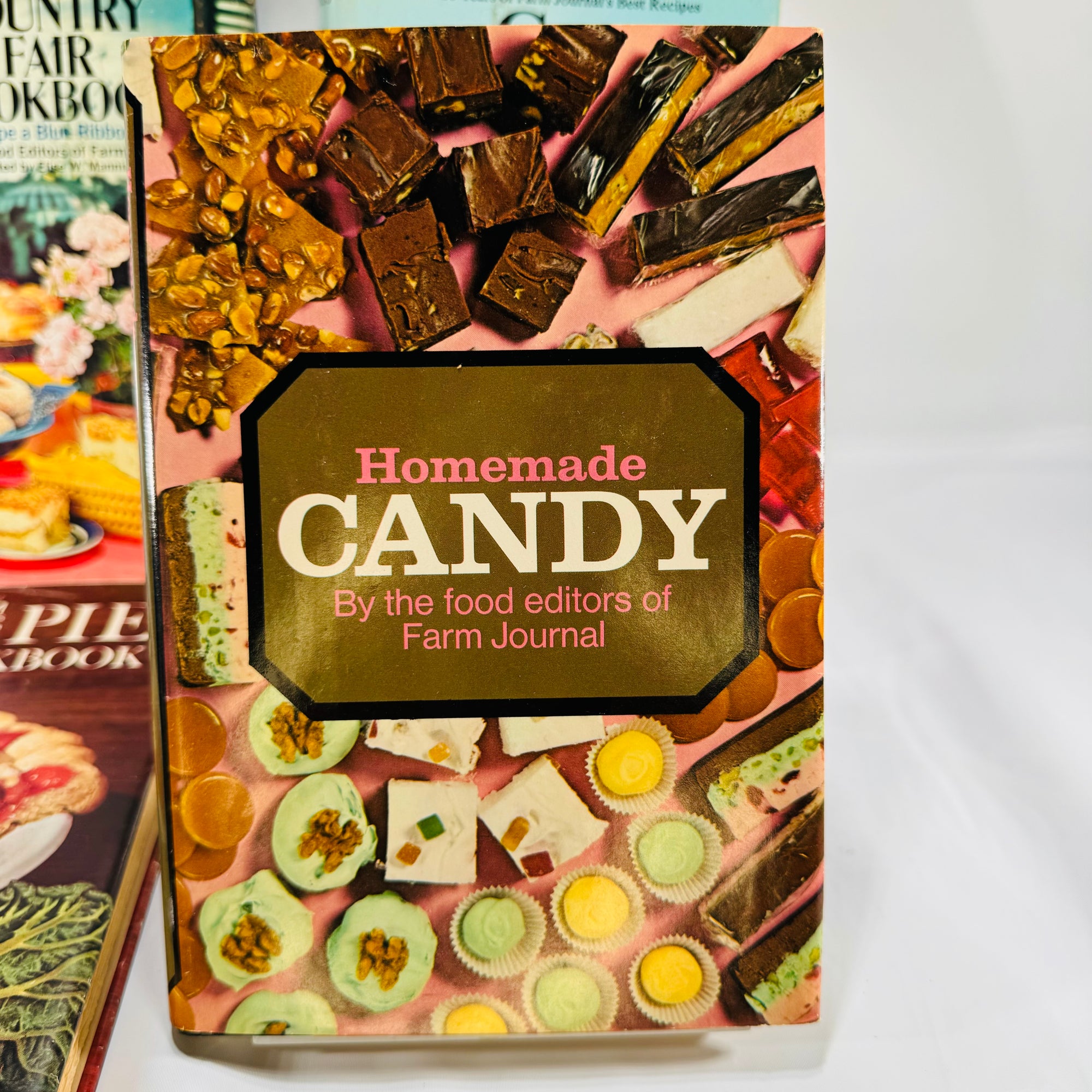 Farm Journal Cookbook Bundle Homemade Candy Complete Pie Country Fair & Country Cookbook Circa 1970s Doubleday