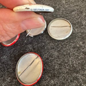 Vintage Beatles Pinback Buttons – 1964 Chicago Set by Green Duck (5 Pins)