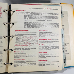 Betty Crocker's New Picture Cookbook Five Ring Binder 1961 by General Mills Inc. as found