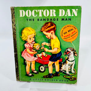 Doctor Dan The Bandage Man by Helen Gaspard 1950 Little Golden Book No. 111
