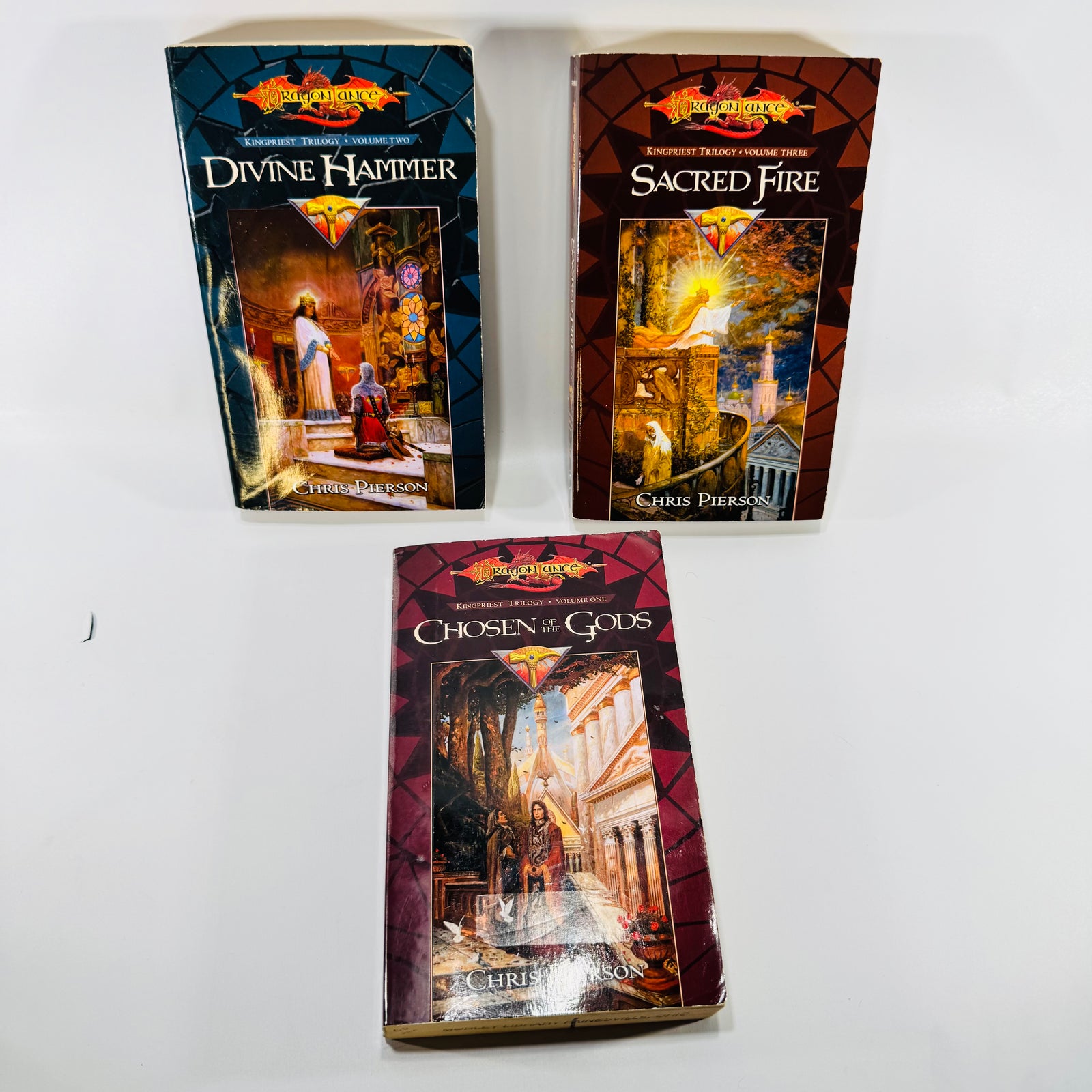 Dragonlance Kingpriest Trilogy by Chris Pierson Complete 3 Book Paperback Bundle
