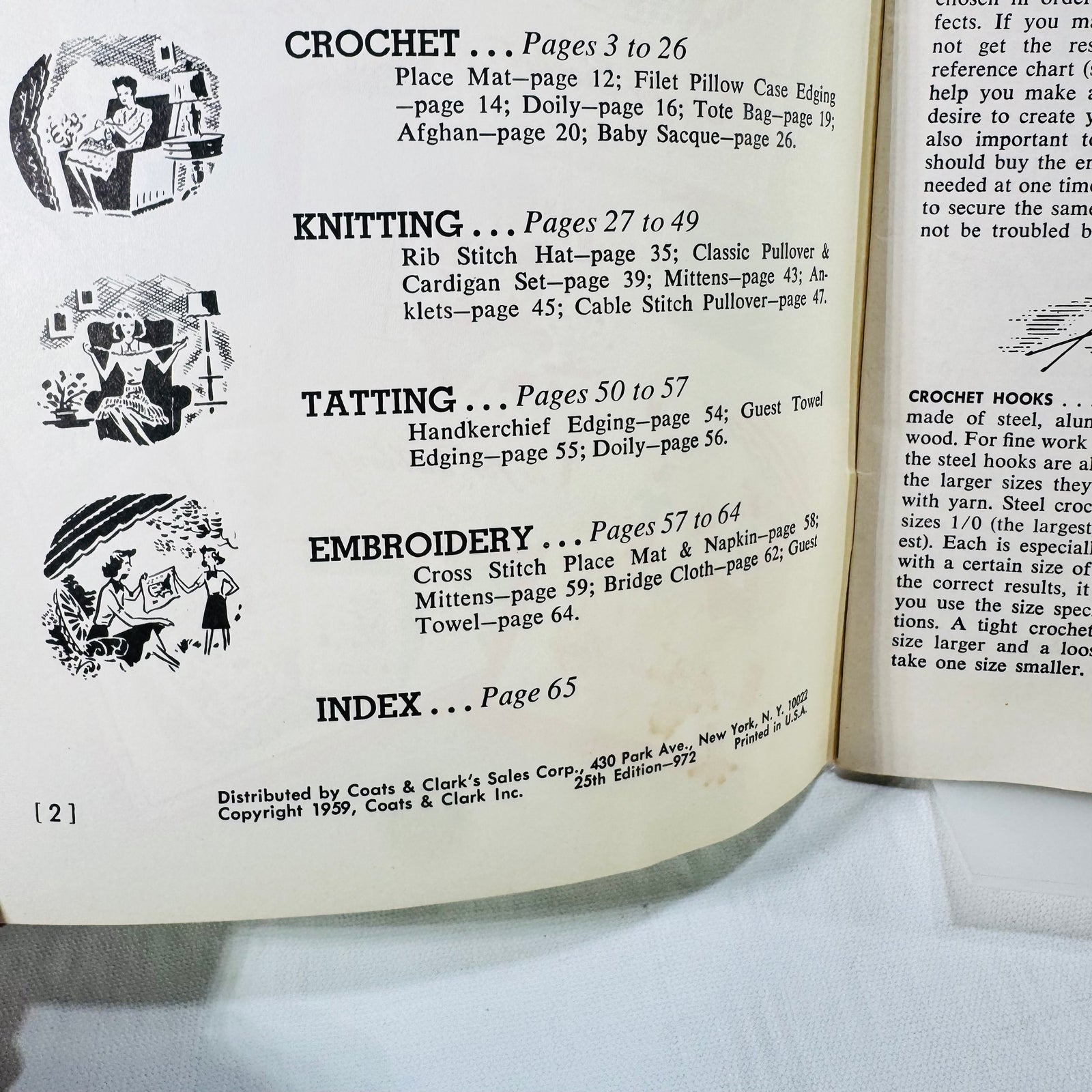 Coats and Clark Learn How Book 170-B illustrated front cover
