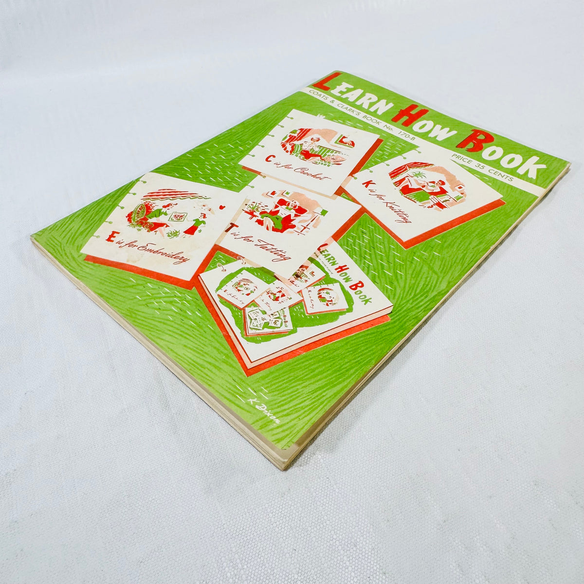 Learn How Book angled front cover and page edges