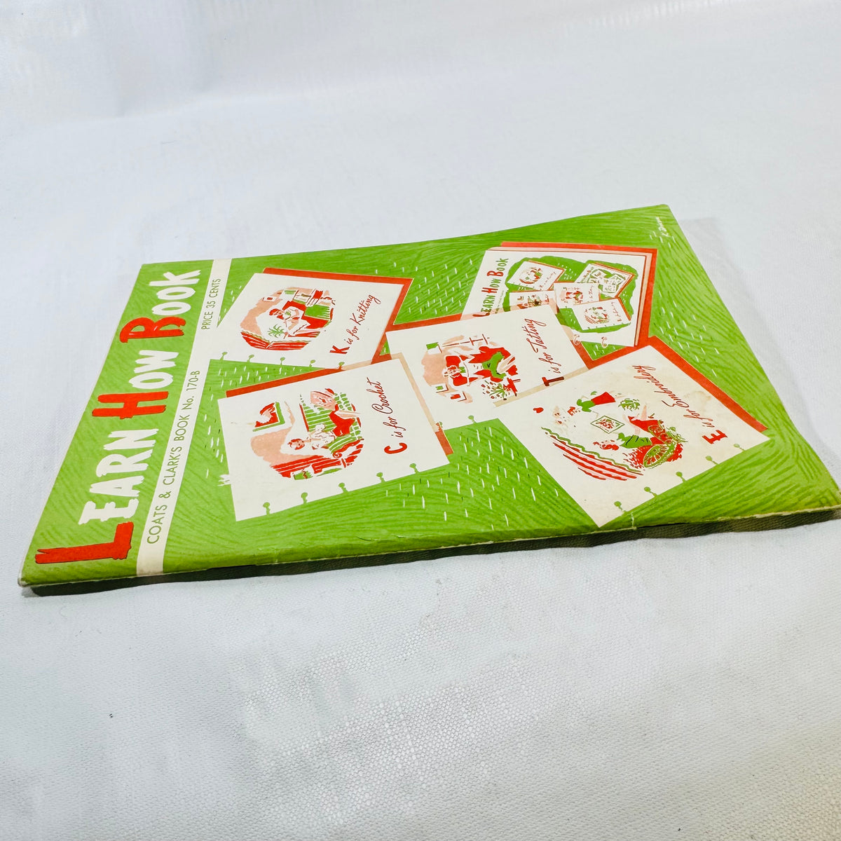Learn How Book front cover and spine fold wear