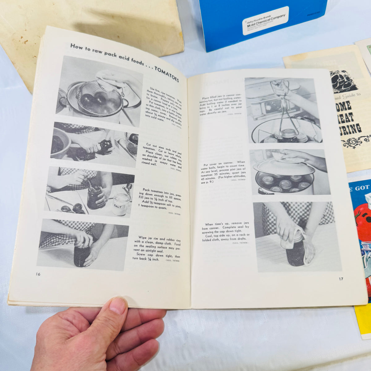 USDA illustrated tomato canning pages
