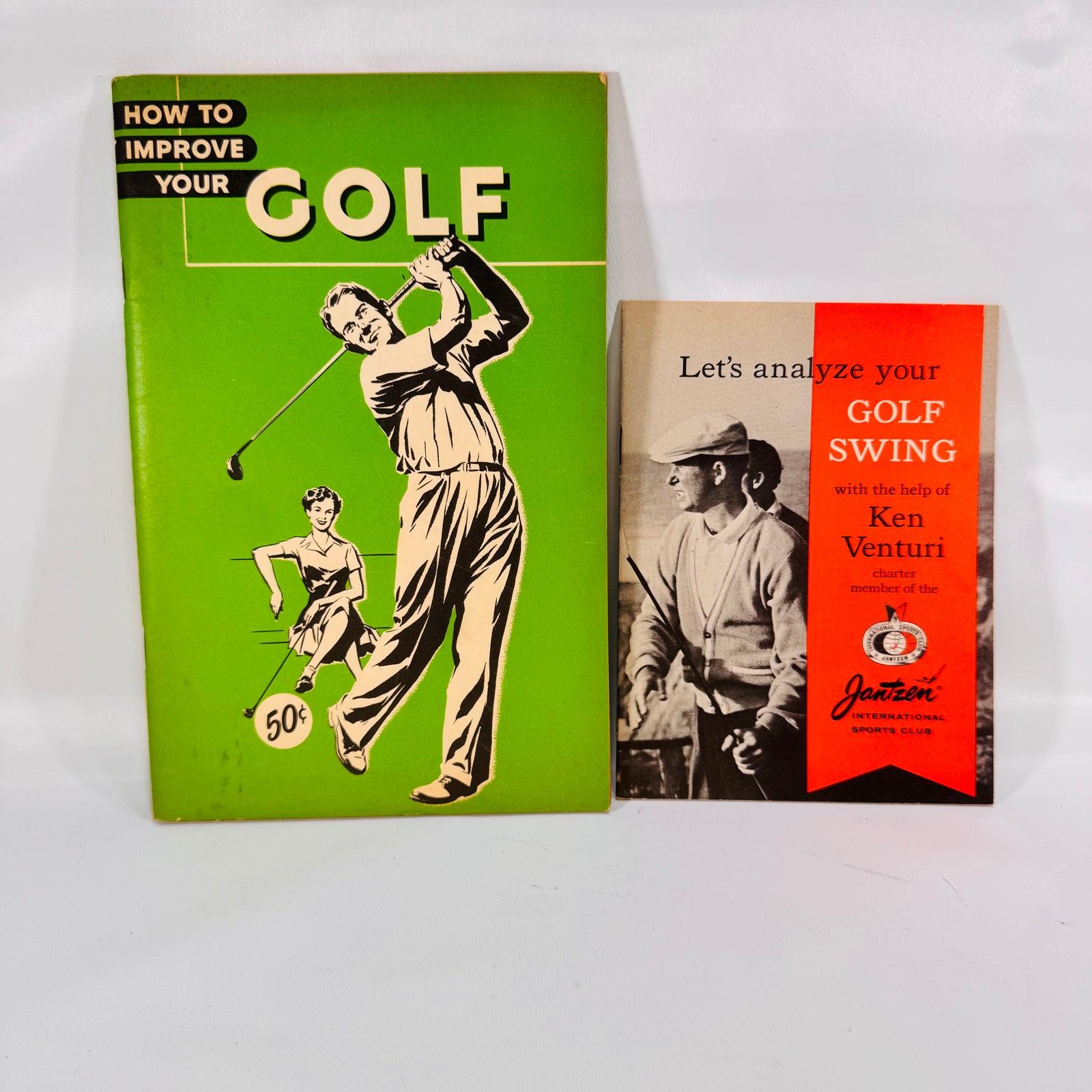 How to Improve your Golf (1960) Pub. by The National Golf Assoc. & Let's Analyze your Golf Swing Pamphlets