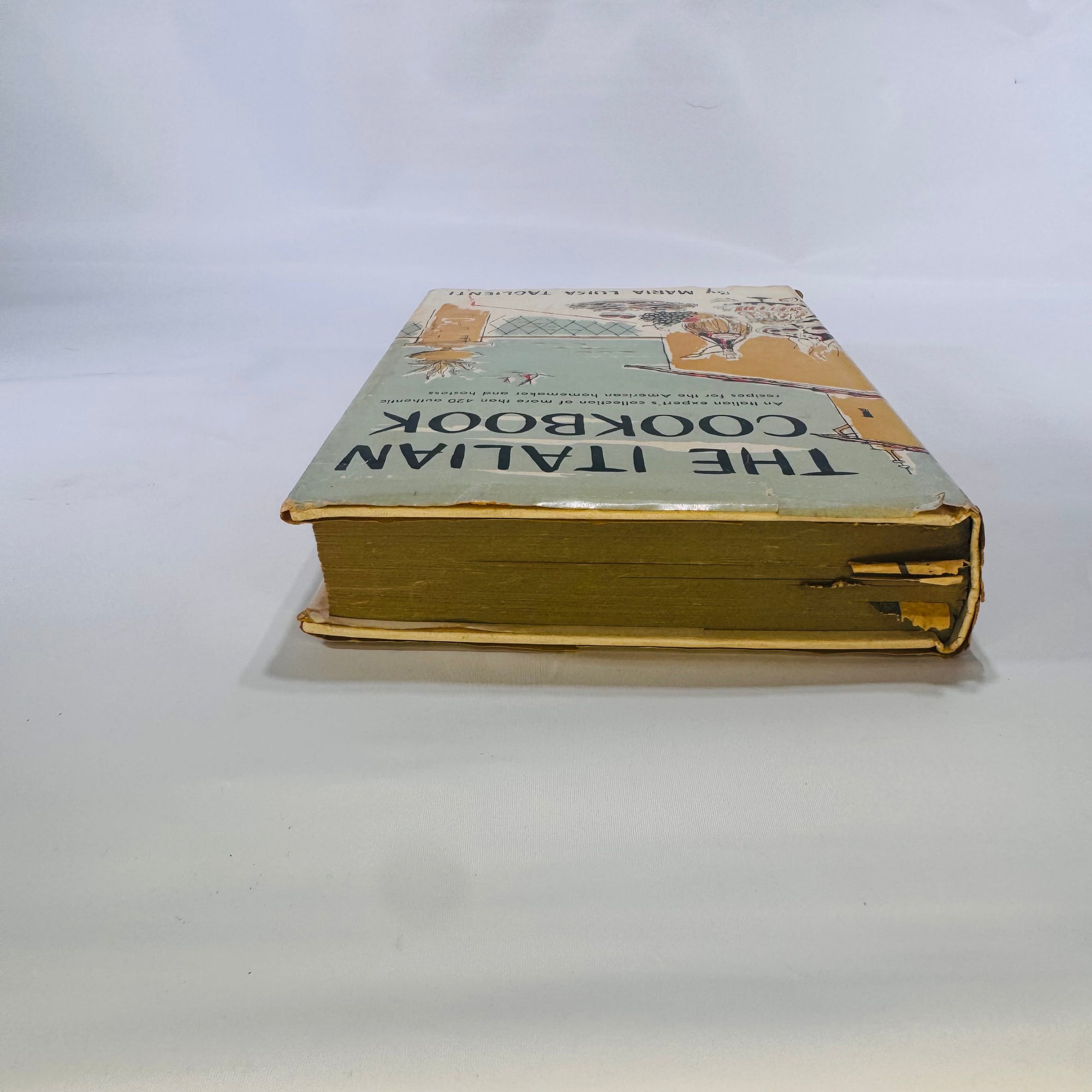 The Italian Cookbook by Maria Luisa Taglienti (1955), Vintage Hardcover Cookbook