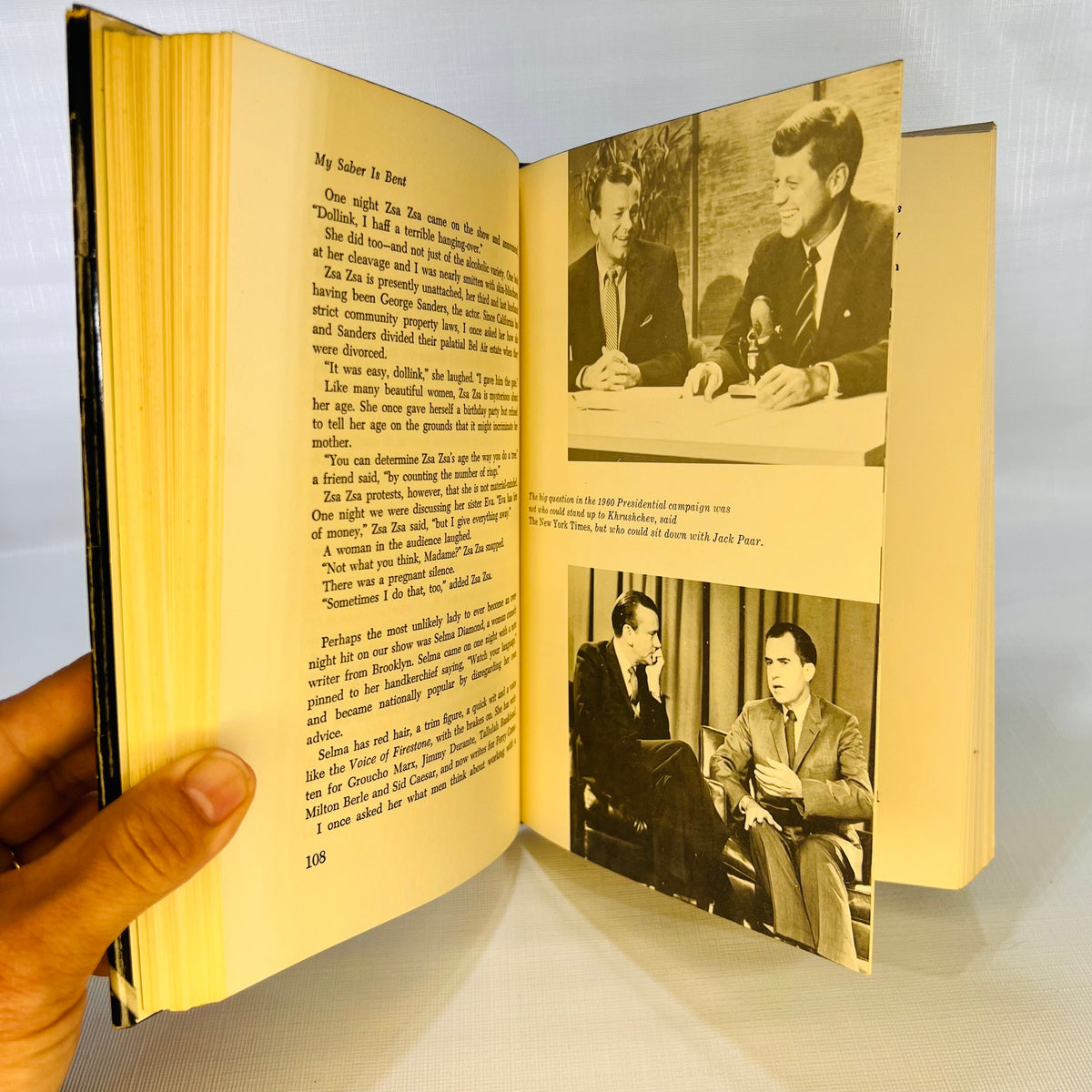 Jack Paar My Saber is Bent with John Reddy 1961 Simon and Schuster