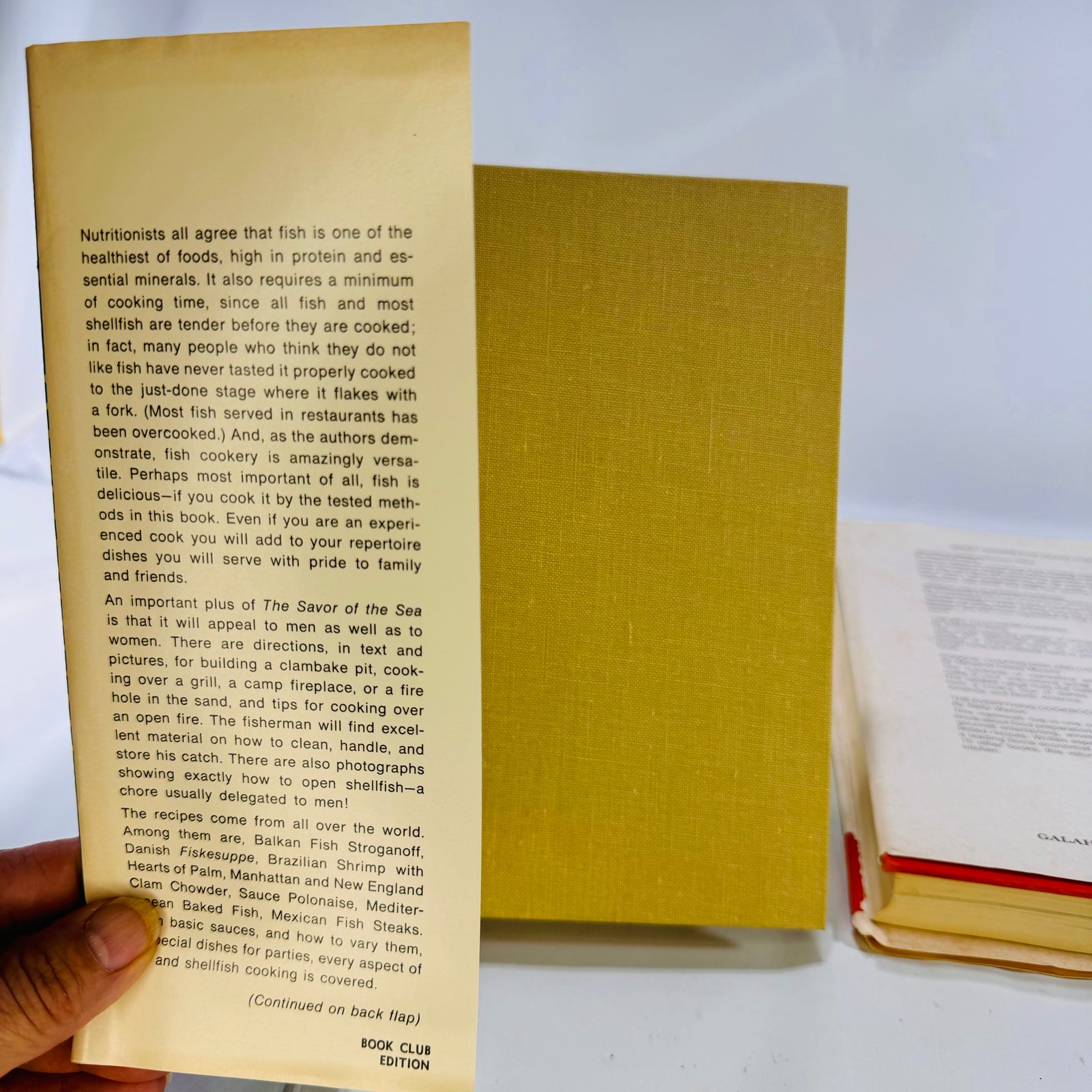 The Mystic Seaport & The Savor of the Sea Vintage Cookbooks