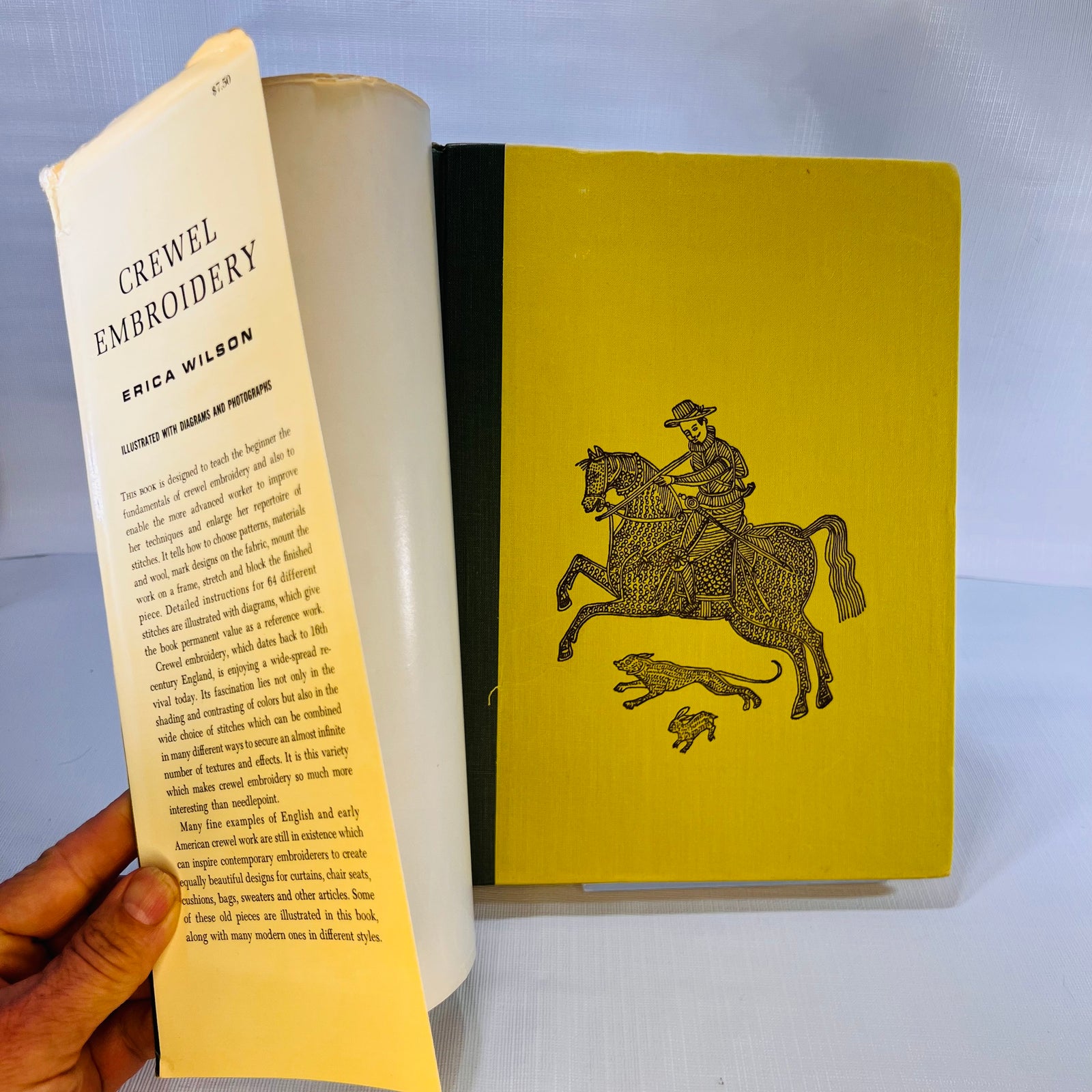 Crewel Embroidery by Erica Wilson Illustrations by Vladimir Kagan Charles 1962 Scribner's Sons