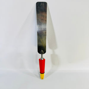 Vintage Ekco Ekcoline Icing Spreader Stainless Steel Cake Spatula Red Bakelite Handle USA