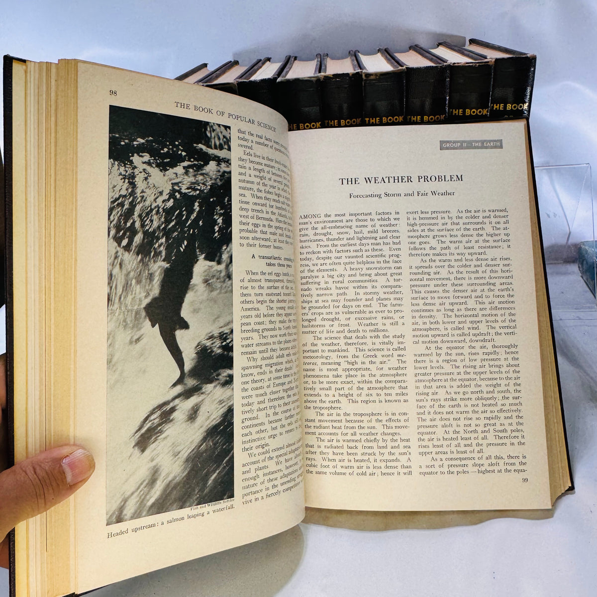 The Book of Popular Science Set by The Grolier Society Inc. 1954 Ten Volumes Hardcover