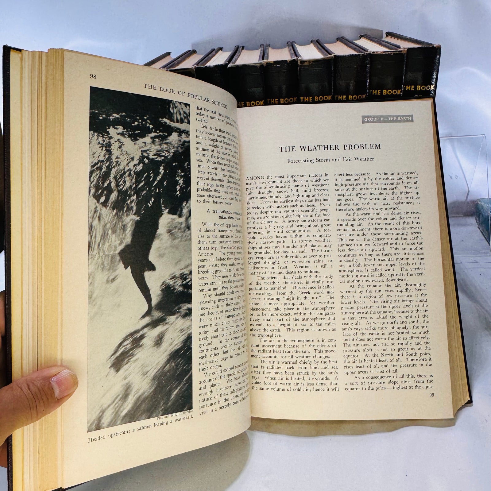 The Book of Popular Science Set by The Grolier Society Inc. 1954 Ten Volumes Hardcover