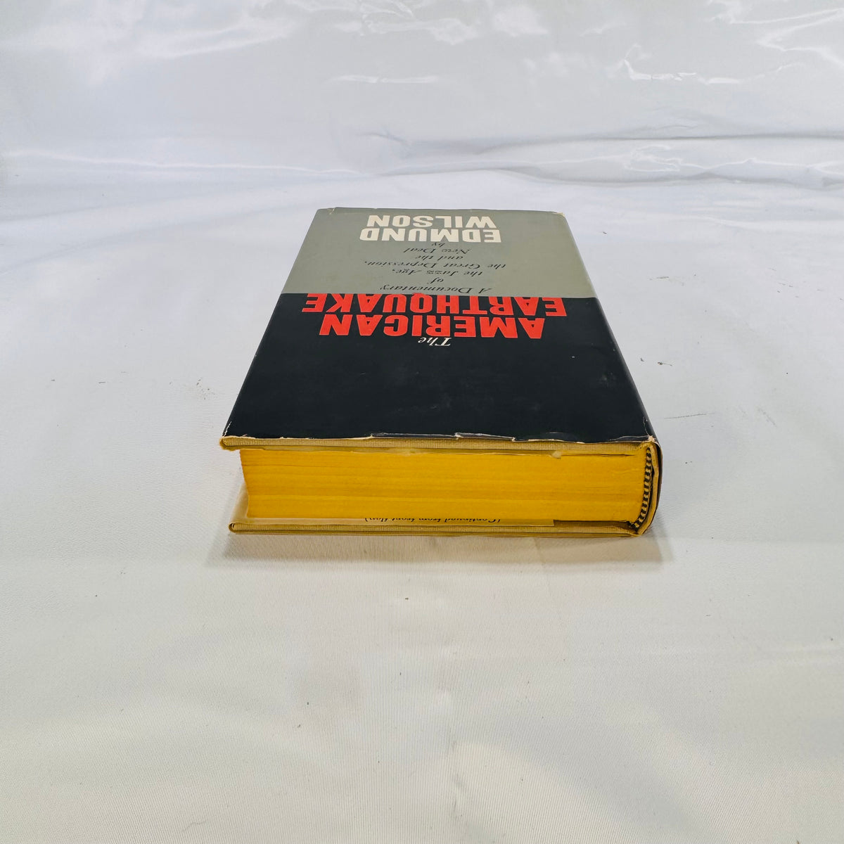 The American Earthquake by Edmund Wilson (1958), Doubleday Anchor Books, Hardcover with Dust Jacket