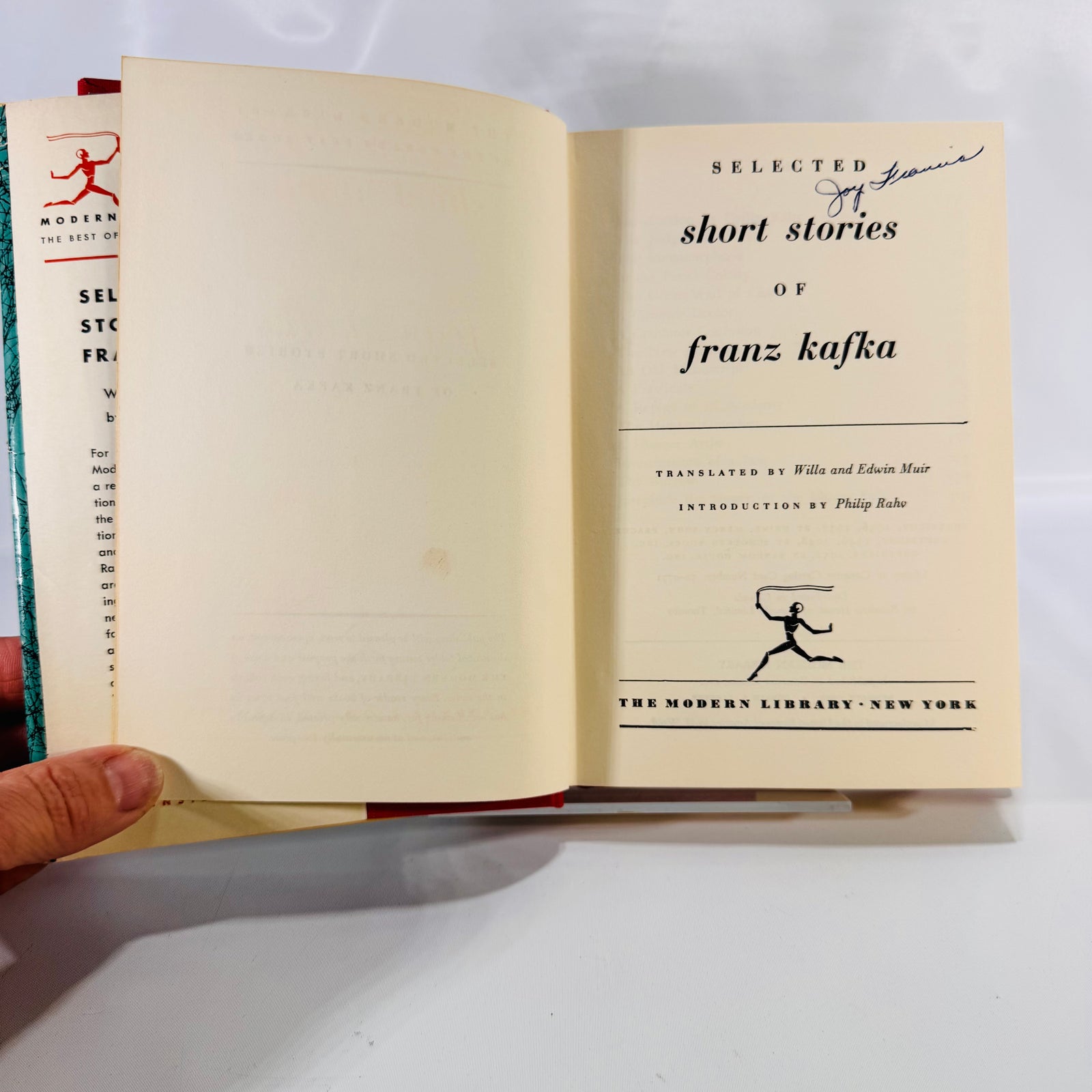 Select Stories of Franz Kafka (1948) – Vintage Classic Literature Hardcover