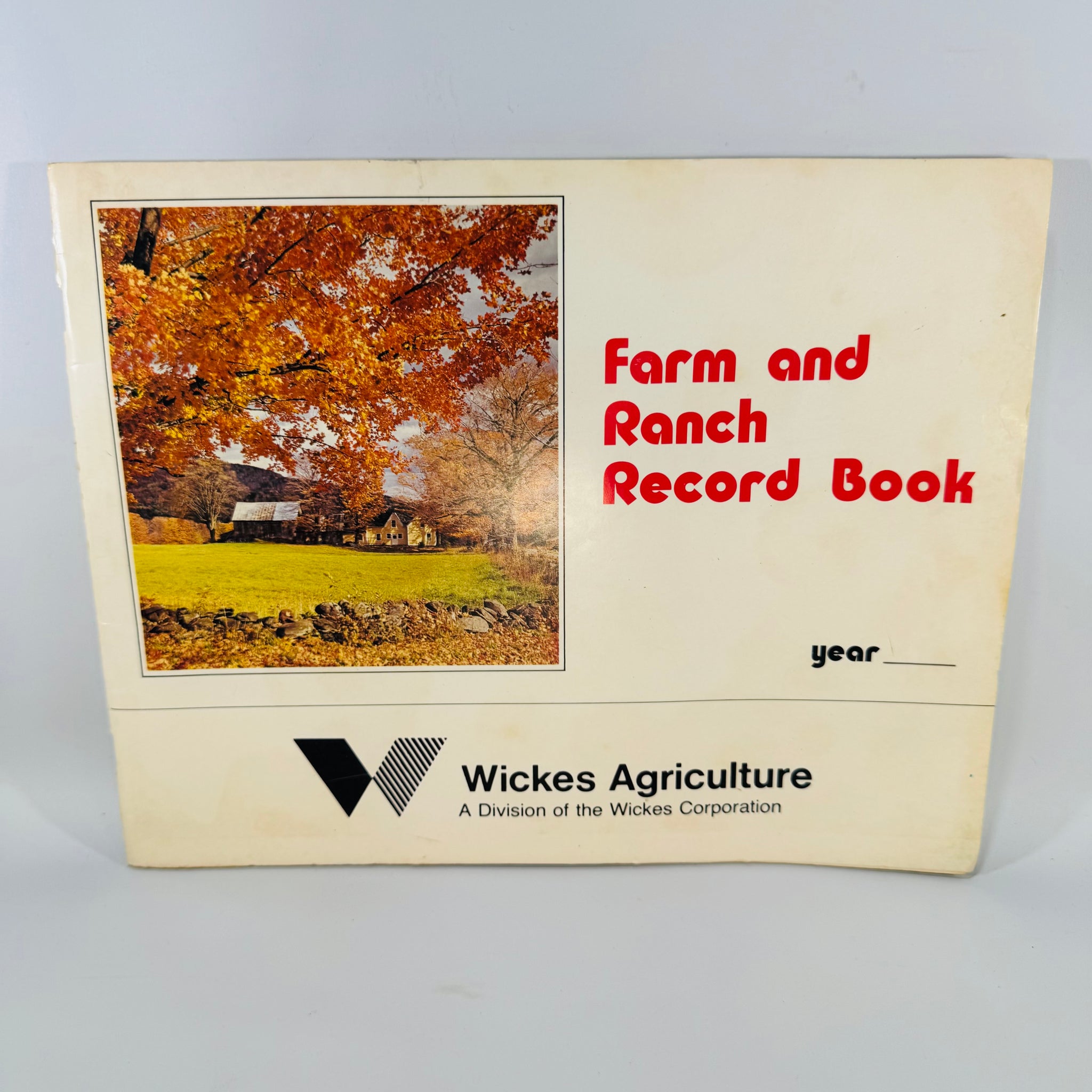 Farm & Ranch Record Book – Wickes | Vintage Ledger - Reading Vintage