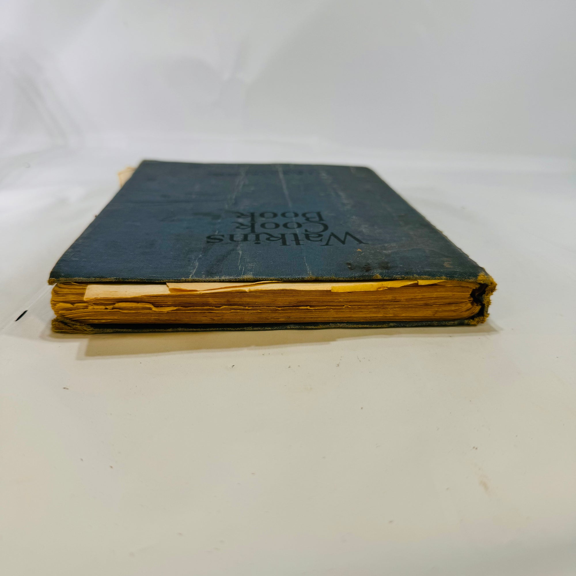 Watkins Cook Book  with Dust jacket by the J.R. Watkins Company 1940s Blue Spiral Bound