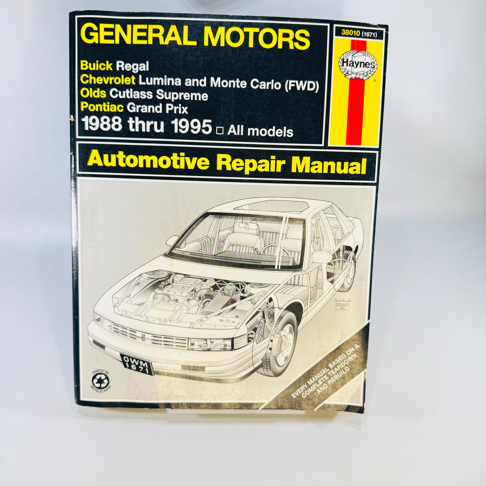 General Motors Automotive Repair Manual 1988 to 1995 Haynes 38010